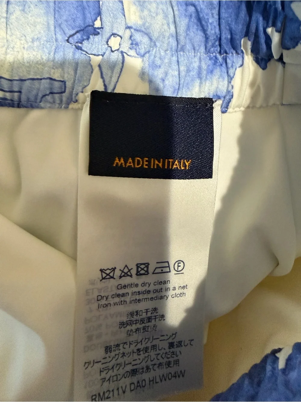 Louis Vuitton White and Blue Monogram Bathing Suit